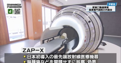 高度専門病院　最新機器を国内初導入　JR宇都宮駅東口整備事業 ｜ とちぎテレビ