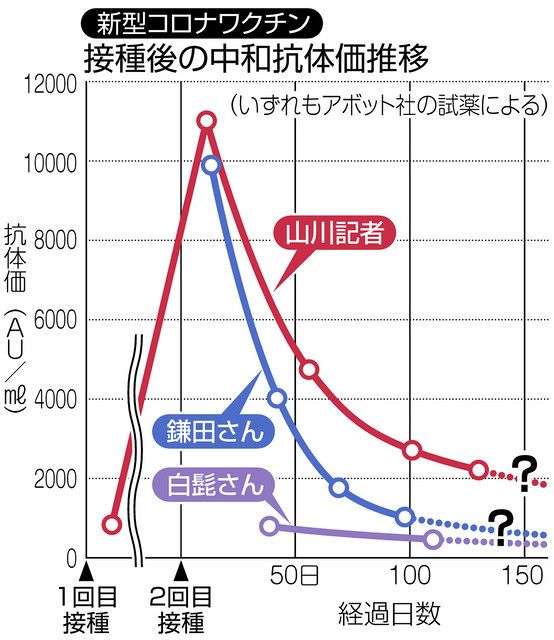 ワクチン接種後の抗体、どのくらい残ってるの？　記者が自費で毎月測ってみた＜新型コロナ＞：東京新聞 TOKYO Web
