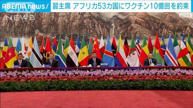 習主席　アフリカ53カ国にワクチン10億回分を約束（テレビ朝日系（ANN）） - Yahoo!ニュース