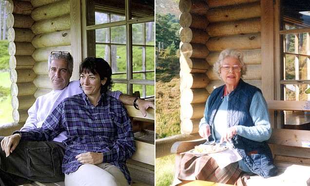 Ghislaine Maxwell and Jeffrey Epstein lounge in Queen