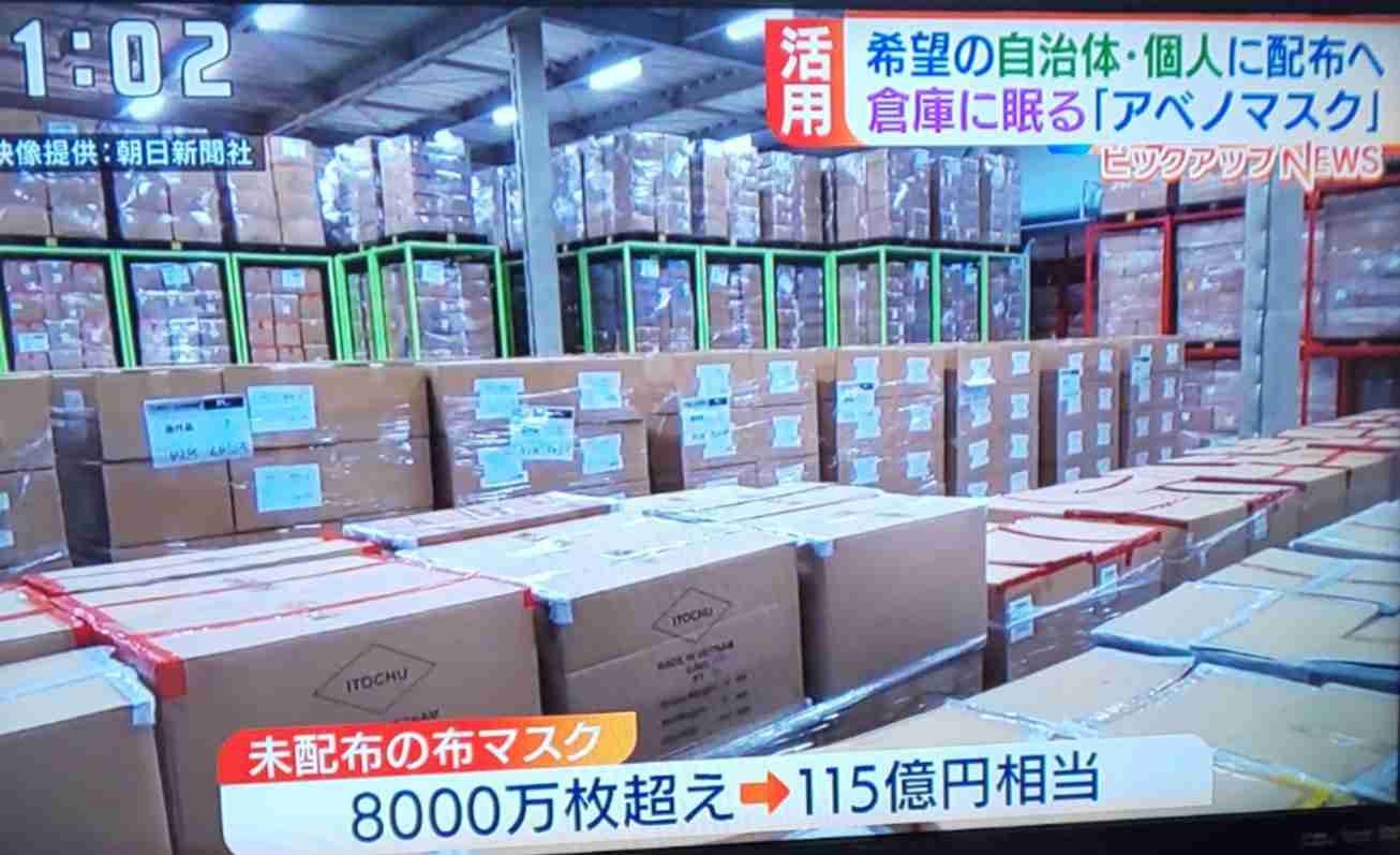 アベノマスク1100万枚不良品　検品20億円、在庫処理へ―参院本会議で岸田首相