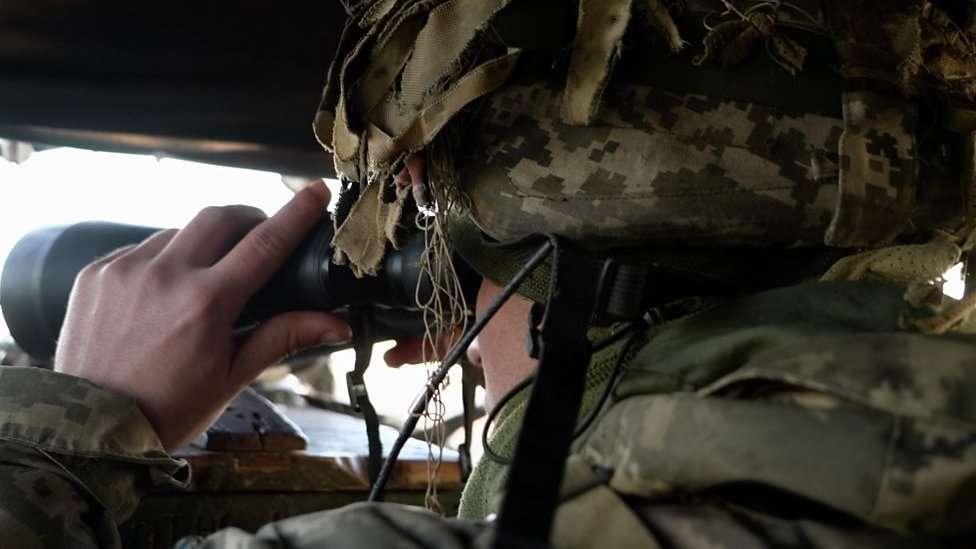 ロシアが軍部隊増強で緊迫　ウクライナの最前線を取材（BBC News） - Yahoo!ニュース