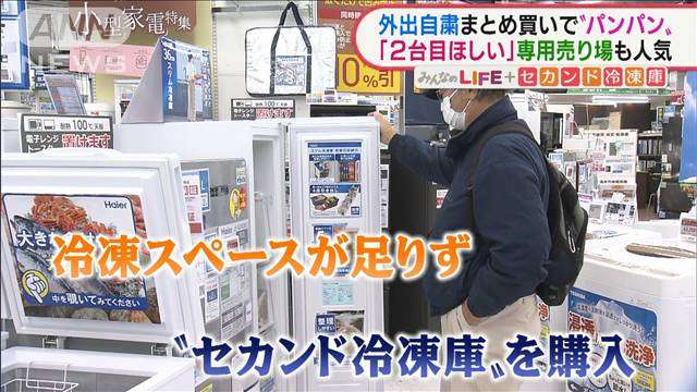 「セカンド冷凍庫」購入急増…“パンパン問題”解決（テレビ朝日系（ANN）） - Yahoo!ニュース