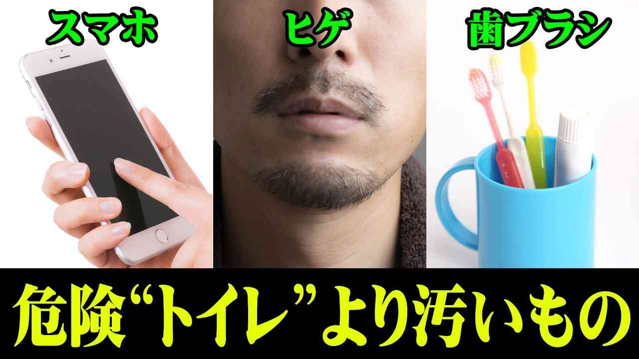 信じたくない世の真実。皆が使っているトイレより汚いものが判明【 都市伝説 スマホ 歯ブラシ ヒゲ 】 - YouTube