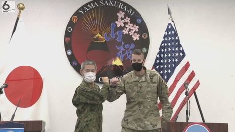 日米共同演習「ヤマサクラ８１」の開始式　図上演習中心に有事対応を確認（ABCニュース） - Yahoo!ニュース