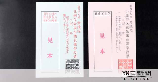 投票数が、投票者の数より11票多い…原因不明のまま票を確定　橿原 [2021衆院選]：朝日新聞デジタル