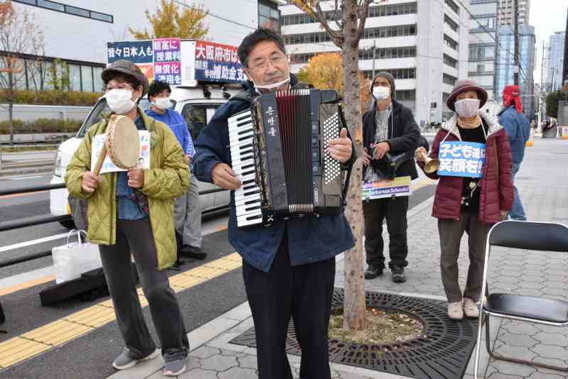 「朝鮮学校の高校無償化排除やめて」日本人有志の抗議運動450回に（毎日新聞） - Yahoo!ニュース