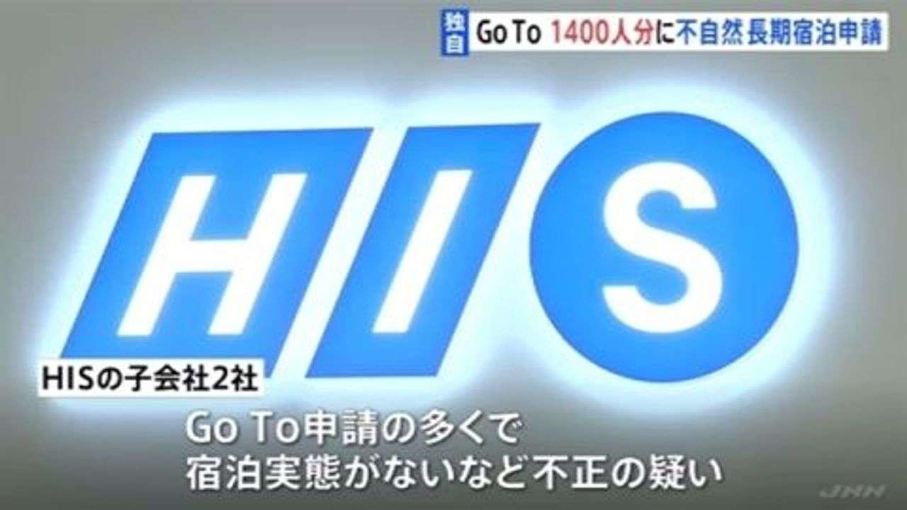GoTo不自然な連泊2300人分調査 - Yahoo!ニュース