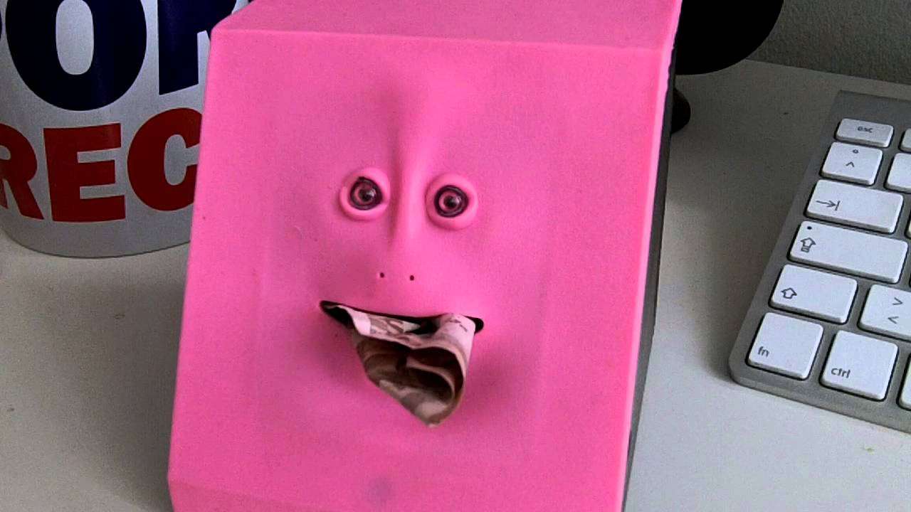 Facebank - Savings Box with face - YouTube