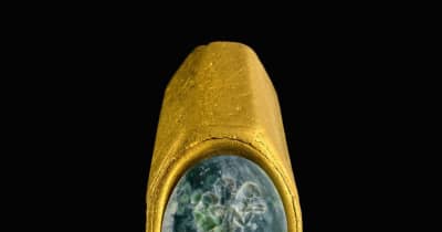 古代ローマの金の指輪発見　イスラエル沖で、大量コインも ｜ 共同通信