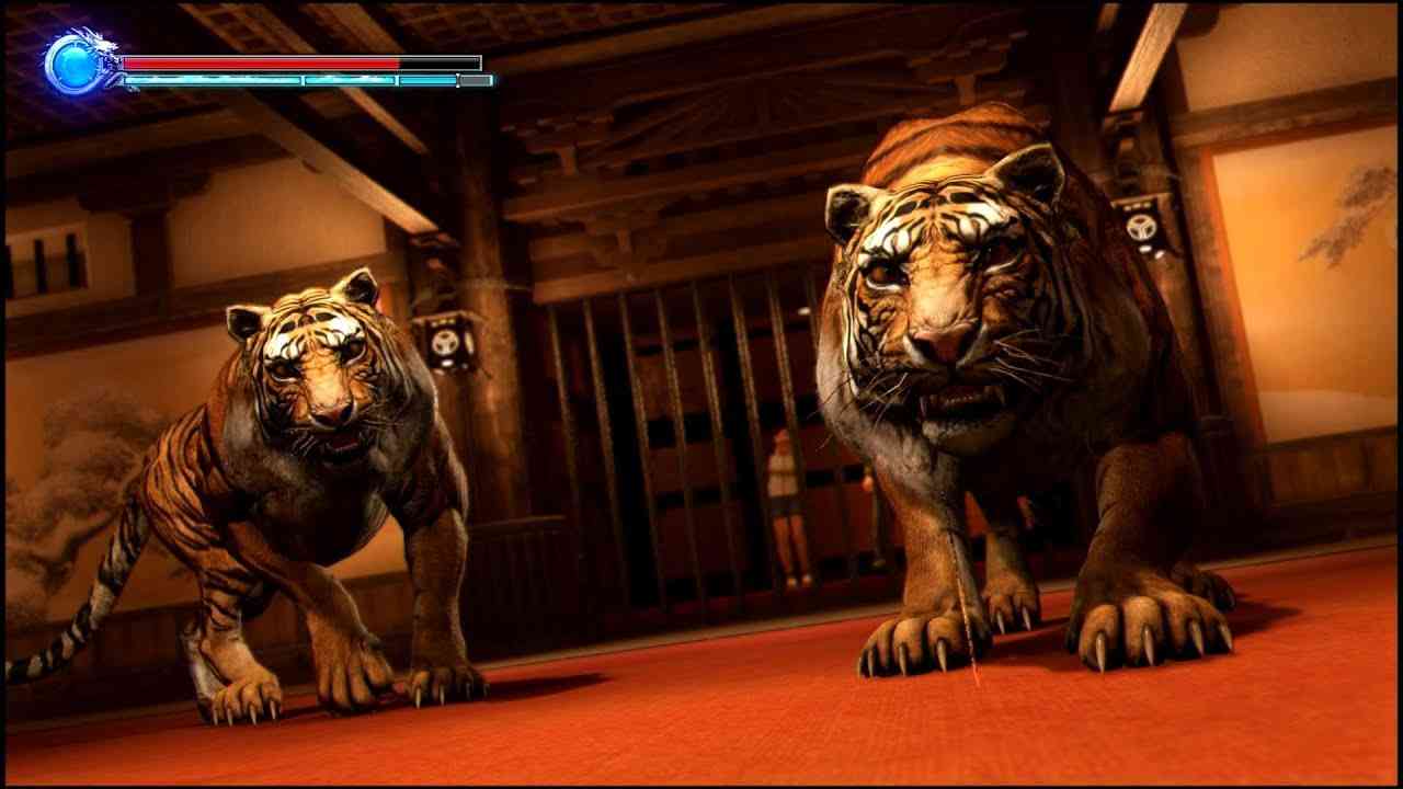 【龍が如く極2】桐生一馬 VS トラ - YouTube
