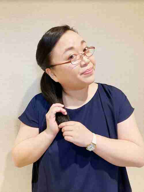 チリチリじゃないニッチェ江上敬子、ストレートヘアの理由
