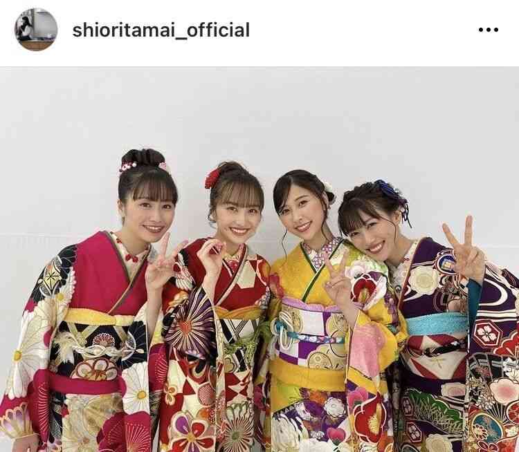 玉井詩織、ももクロ４人の晴れ着＆プリンセス姿が「可愛すぎる」と反響