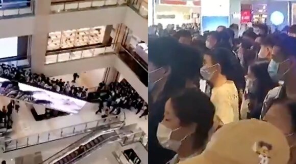 iPhone13の発売日、中国のショッピングモールに人が殺到 - iPhone Mania
