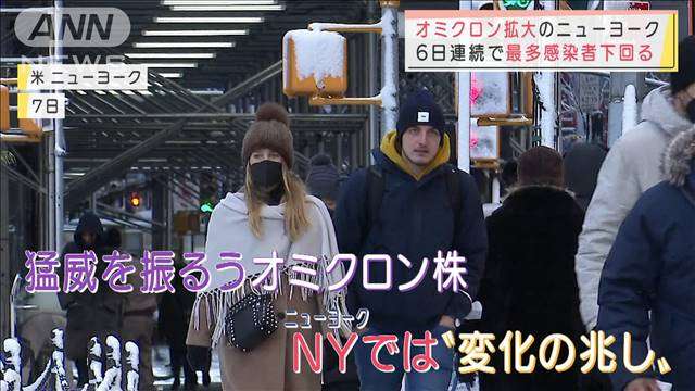 NY州はピークアウトか…変化の兆し　6日連続で新規感染最多を下回る（テレビ朝日系（ANN）） - Yahoo!ニュース