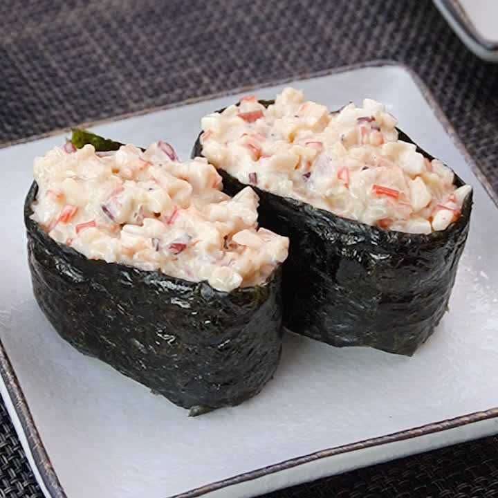 軍艦の定番！ サラダ軍艦のレシピ動画・作り方 | DELISH KITCHEN