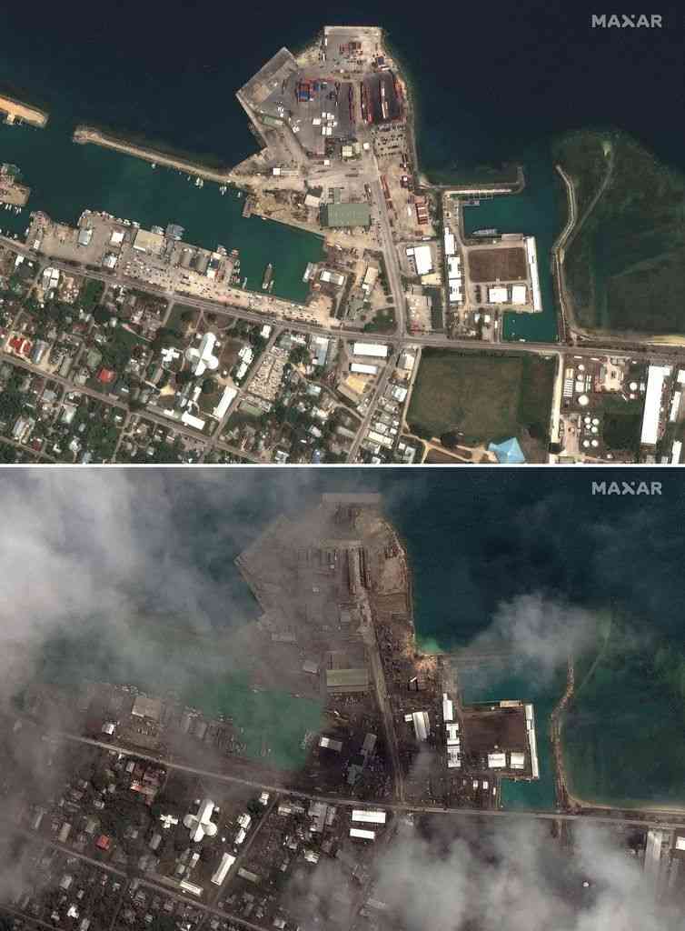 トンガ噴火、複数死亡か　離島からは「ＳＯＳ」：時事ドットコム