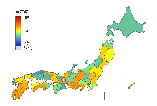 都道府県別公立高校プール設置率 - とどラン