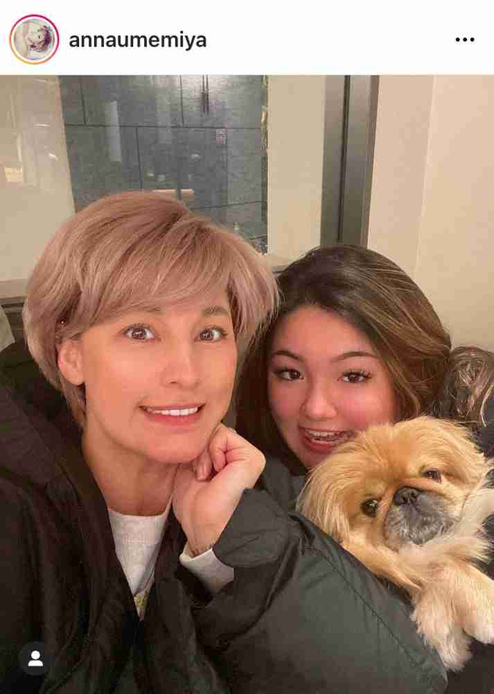 梅宮アンナ　20歳を迎えた愛娘・百々果さんとの2ショット公開　成長にしみじみ「あれから20年かぁ」
