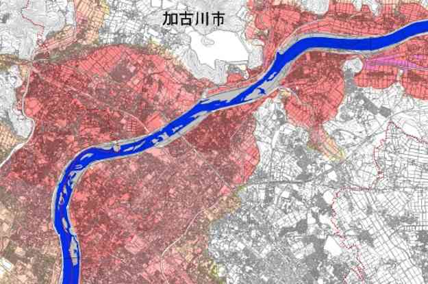 千年に1度の豪雨で、あなたの街も完全に浸水？国交省がつくった驚きの想定マップ
