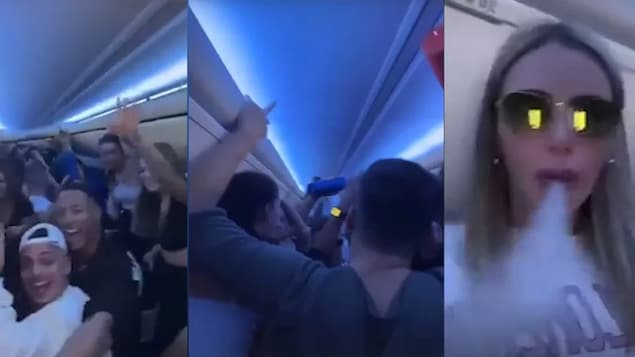 機内で飲んで大騒ぎの一行、航空会社に搭乗拒まれ帰国できず