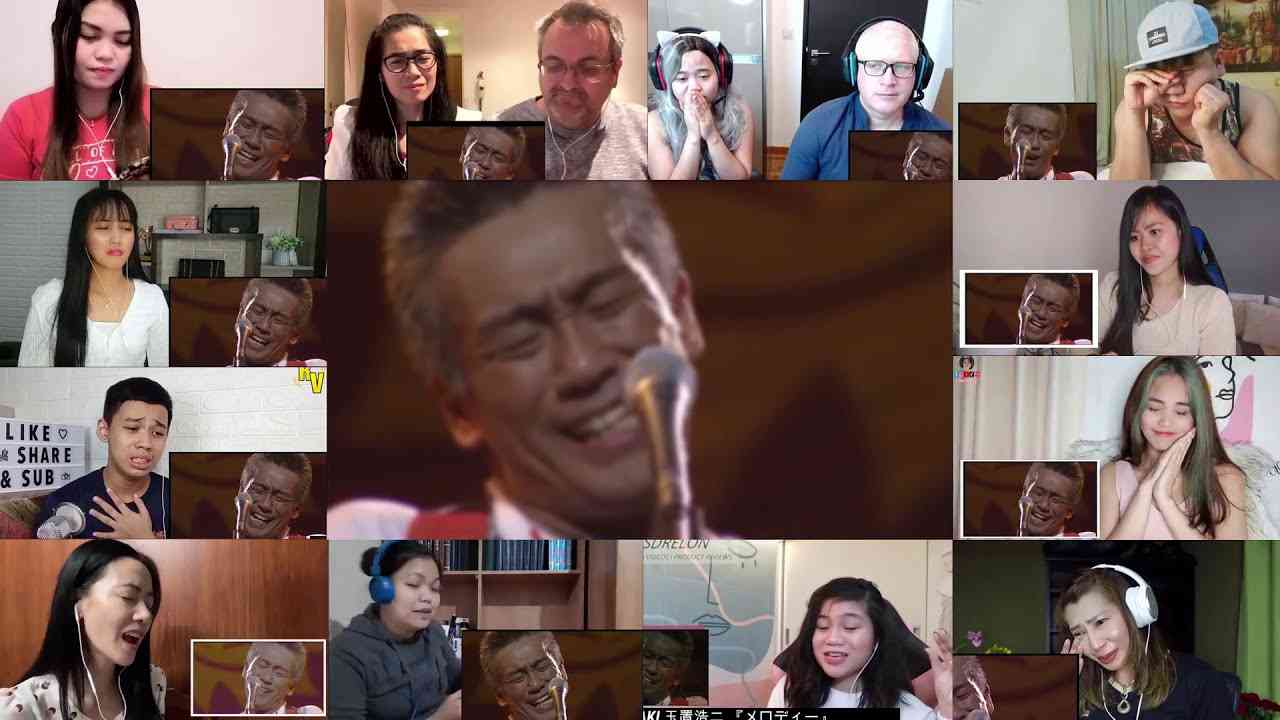 玉置浩二 - メロディー / Koji Tamaki - melody [Reaction Mashup] - YouTube