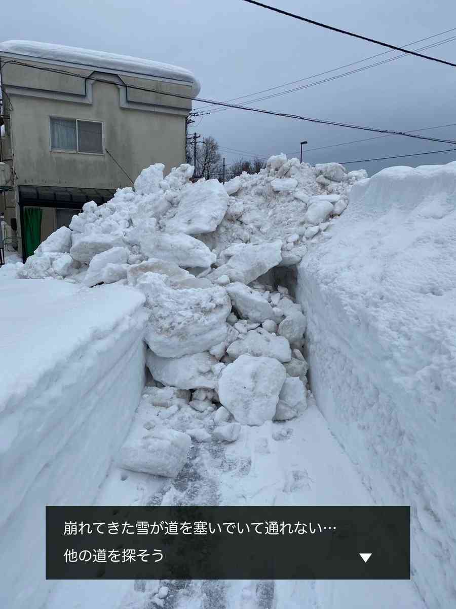 大雪により塞がれた道がゲームあるある「今はまだ通れないみたいだ」 ガールズちゃんねる Girls Channel
