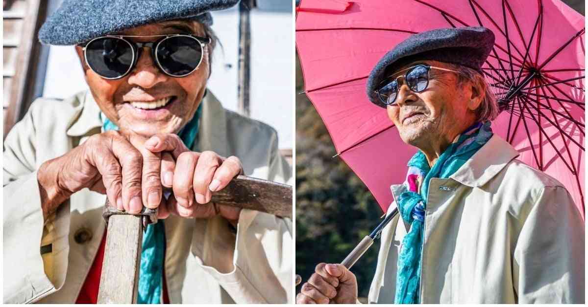 何枚見ても、88歳には見えない！ 着たい服の色に不満を抱えていたおじいちゃんを変身させたら。