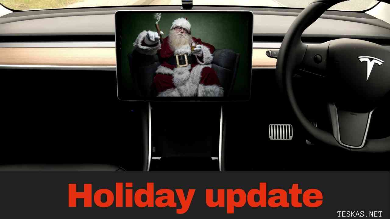 クラクションがオナラに！？テスラホリデーアップデートまとめ【2020.48.26】 | テスカス