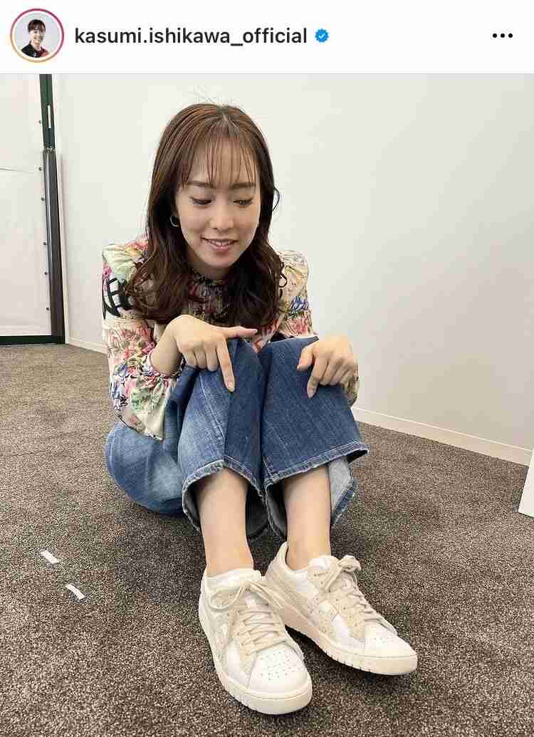 石川佳純、女子力高い私服ショットに「モデルさんみたい」「超美人でお洒落」の声