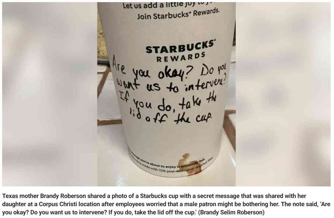 スタバで男に絡まれる女性 店員がとった見事な機転に称賛の声(米)