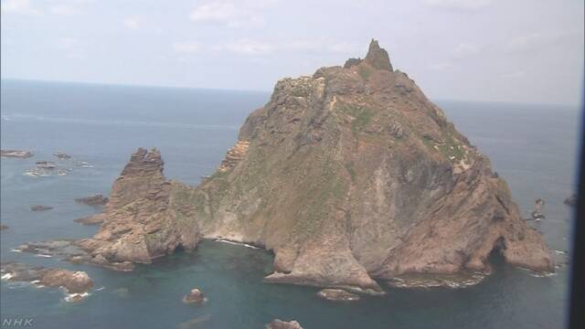 島根 竹島付近 韓国がロシア軍機に警告射撃「領空を侵犯」