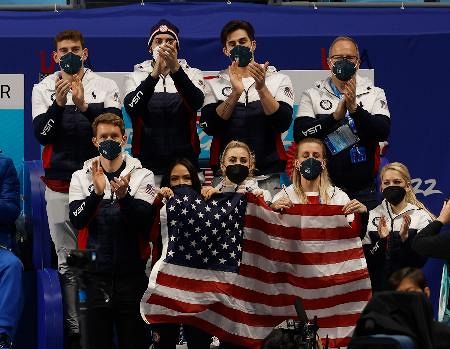 メダル授与式延期でＣＡＳに提訴　フィギュア団体２位の米国９選手：中日新聞Web