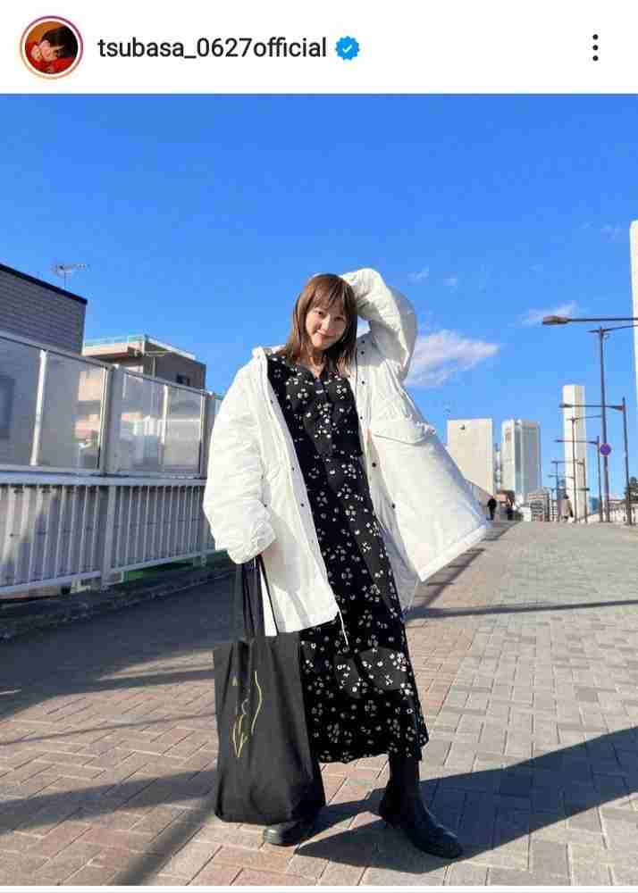 本田翼「久しぶりのモノトーン」　私服コーデ披露に「花柄めっちゃ似合ってる」「お洒落ですな」の声
