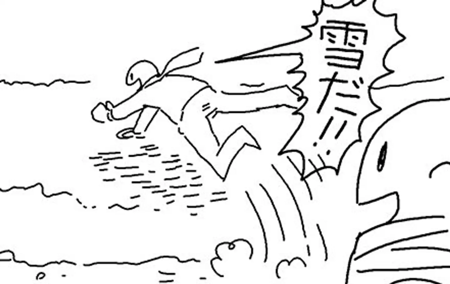 「雪だ!!飛び込め!!!」→シーン...身近な恐怖体験を描いた4コマに反響