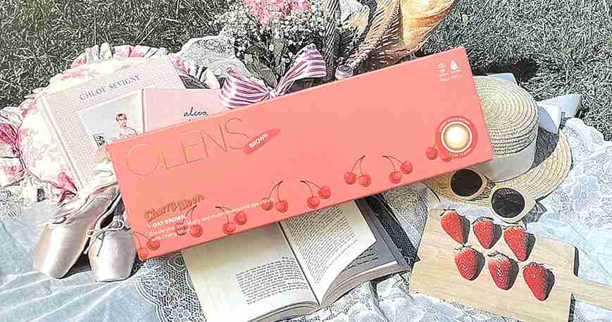 【カラコン着画&レポ】POPLENS Cherry Moon 1day（チェリームーンワンデー）ブラウン