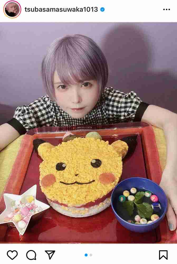 益若つばさ　お手製の“ピカチュウちらし寿司”披露に「食べるのもったいない」「完成度高っ」の声