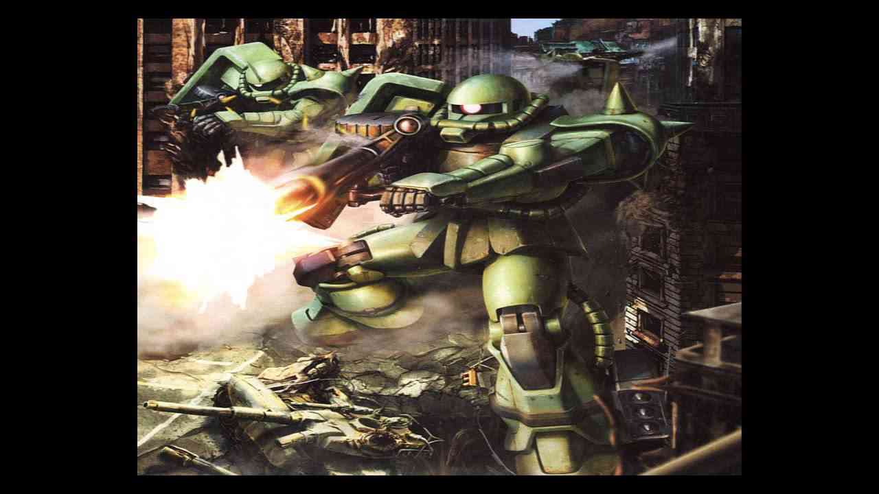 Gihren's Greed - Principality of Zeon theme - Combat phase - YouTube