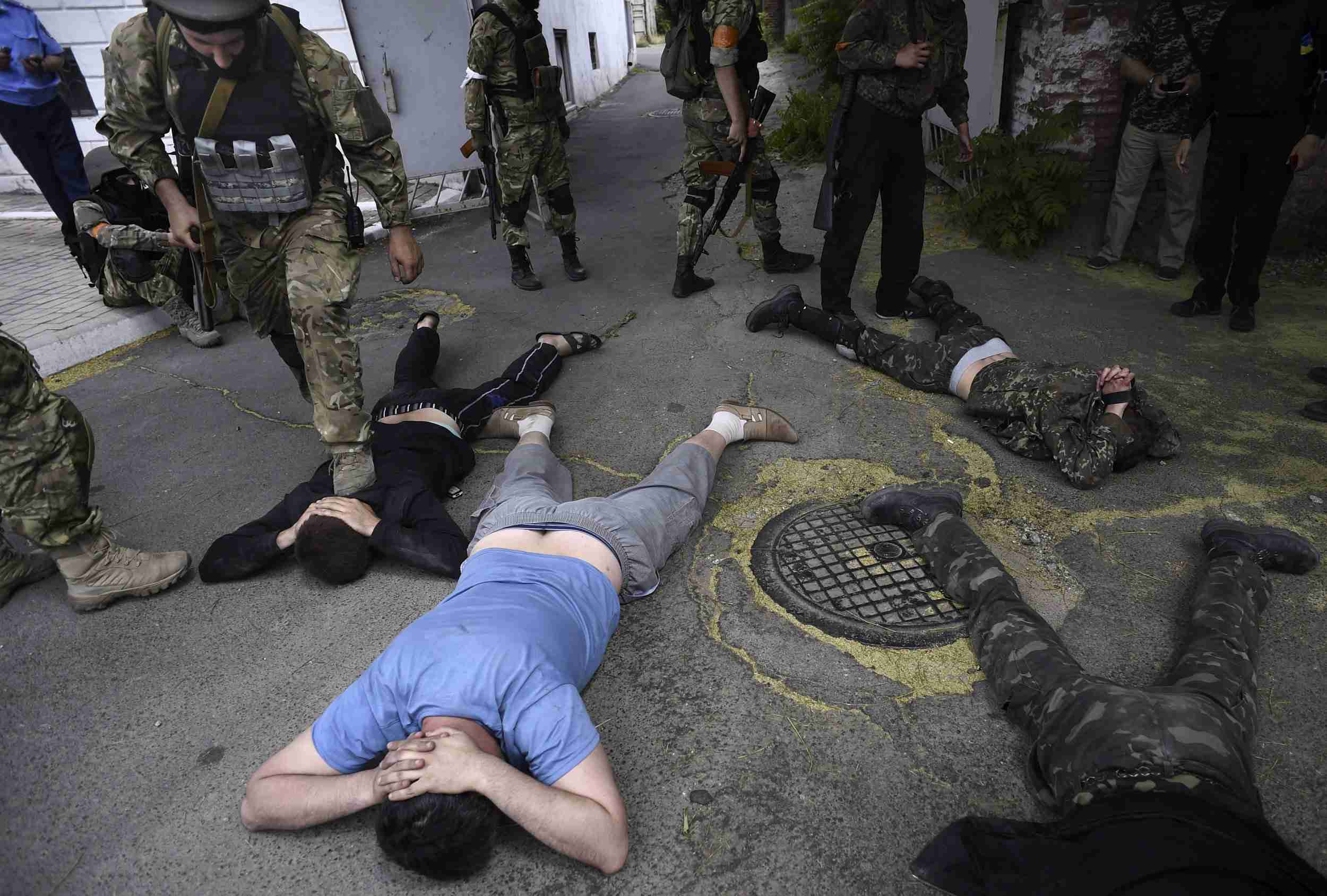 Ukrainian Nationalist Volunteers Committing 