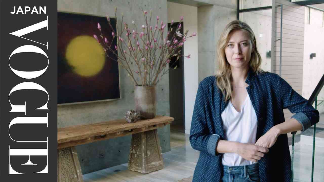 マリア・シャラポワ、日本風を取り入れたくつろげる自宅を公開。| Open Door | VOGUE JAPAN - YouTube