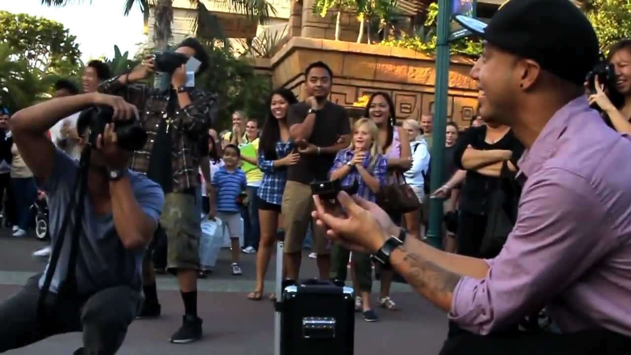 Jamin's Downtown Disney Flashmob Proposal - YouTube