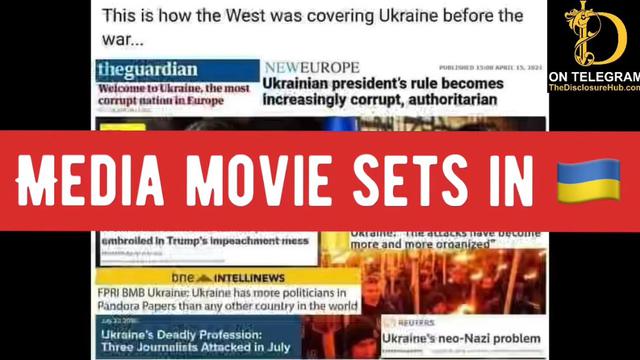 Media movie sets in Ukraine - Media lies exposed 