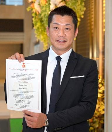日本人初「ナイト」誕生　コロナ支援、慈善活動評価