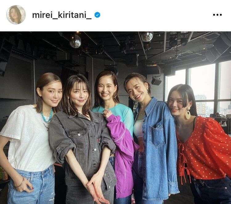 桐谷美玲、香里奈らモデル仲間と豪華5ショット「美女揃い踏み」「凄い顔ぶれ」とファン歓喜