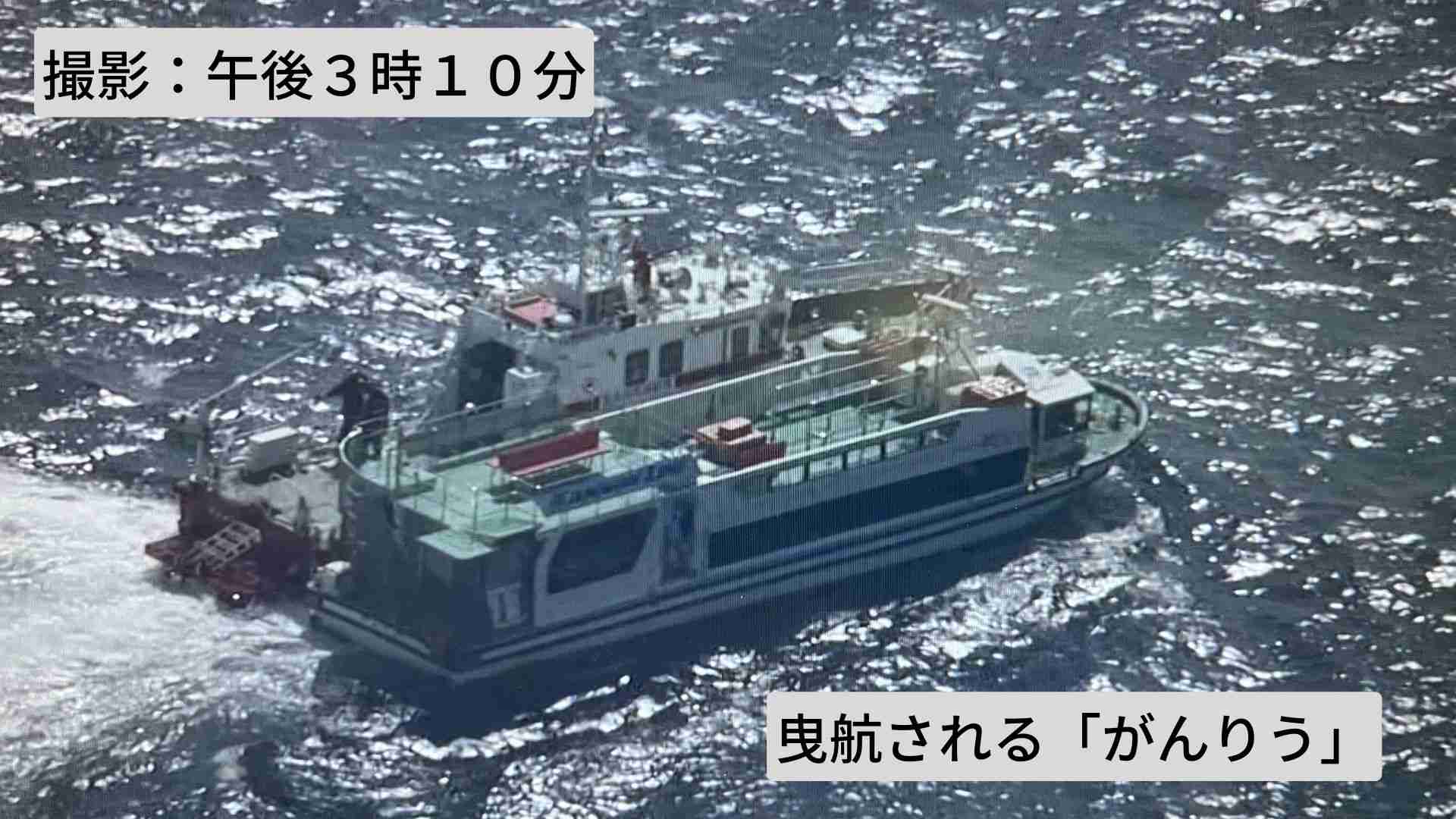 【速報】小型船から出火し航行不能に－北九州市沖に巡視艇が急行　乗員乗客は無事 | TBS NEWS DIG