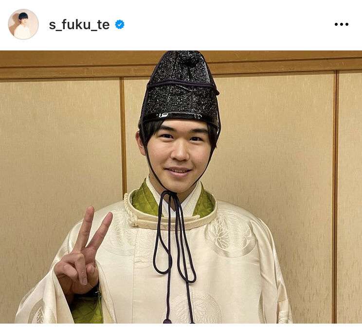 鈴木福、徳川家康に扮した衣装を披露「カッコいいお似合いですその衣装」「手振ってくれて指ハートまで！」