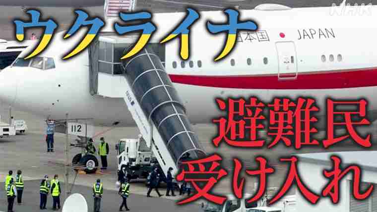ウクライナ避難民20人が政府専用機で到着 政府対応は | NHK政治マガジン