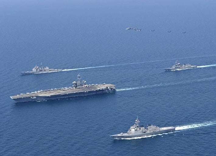 日本海で日米共同訓練、米空母も参加…北朝鮮けん制の狙いか : 社会 : ニュース : 読売新聞オンライン
