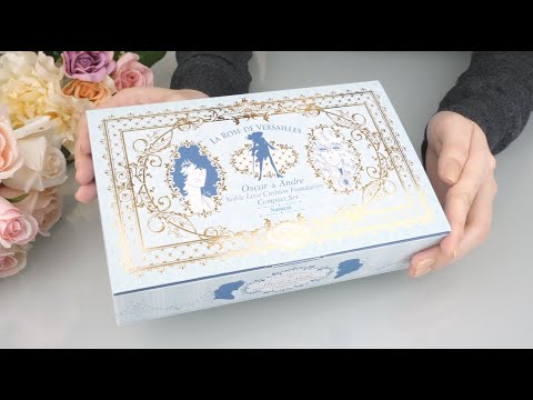 【新商品】オスカルの美を纏う♪ベルばら クッションファンデーションコンパクトセットをご紹介！ - YouTube
