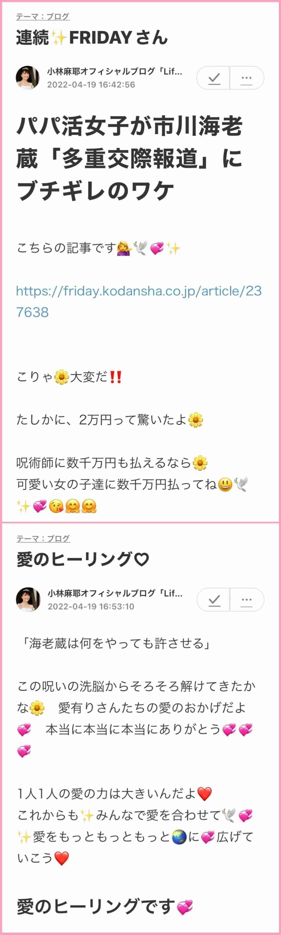 市川海老蔵が告白 朝4時半まで続いた「小林麻耶・國光吟夫妻への謝罪現場」